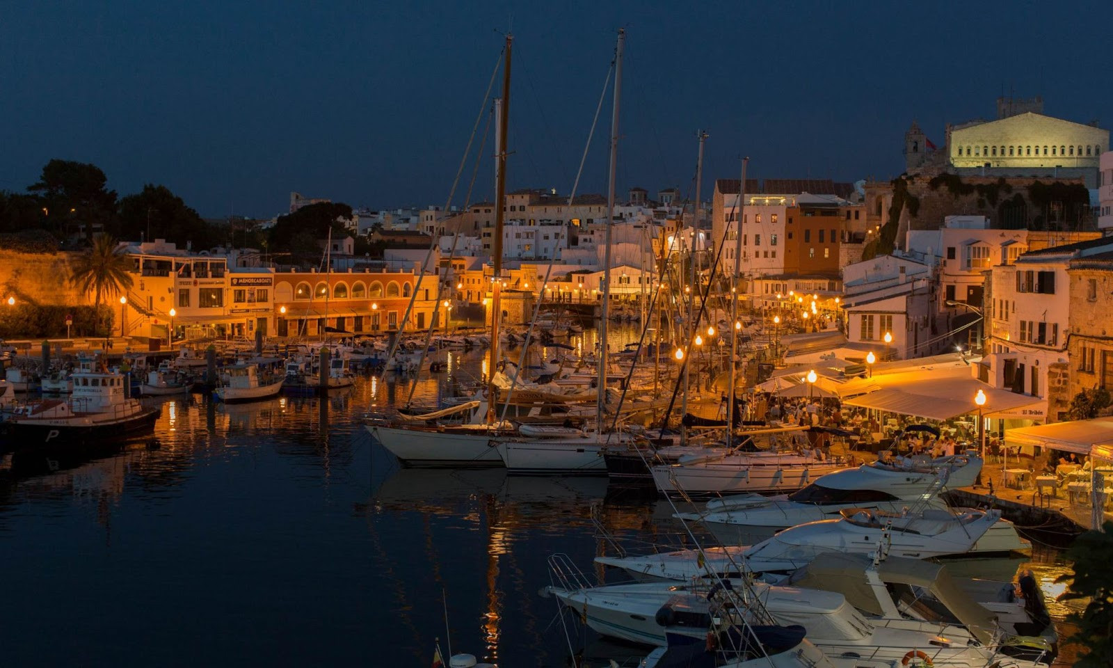 foto menorca noche