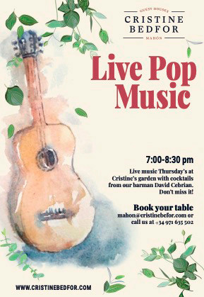 live pop music menorca