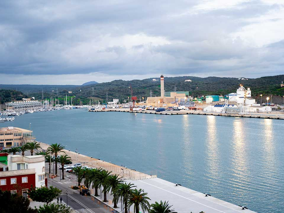 puerto mahón menorca mirador